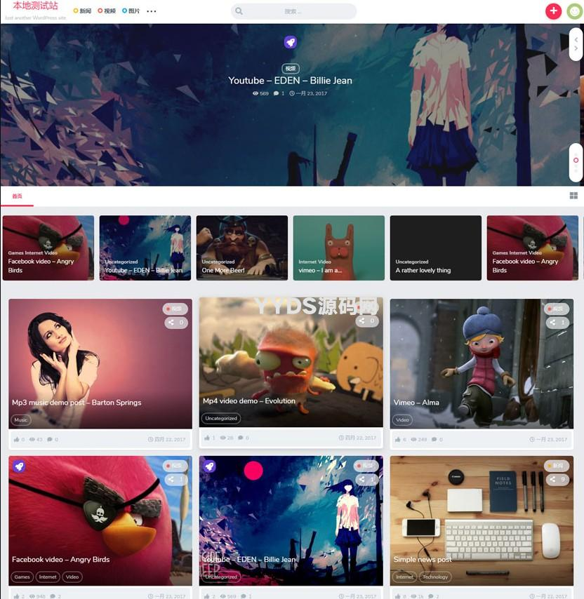 King v5.5.1汉化版自适应病毒杂志WordPress主题下载-码易社